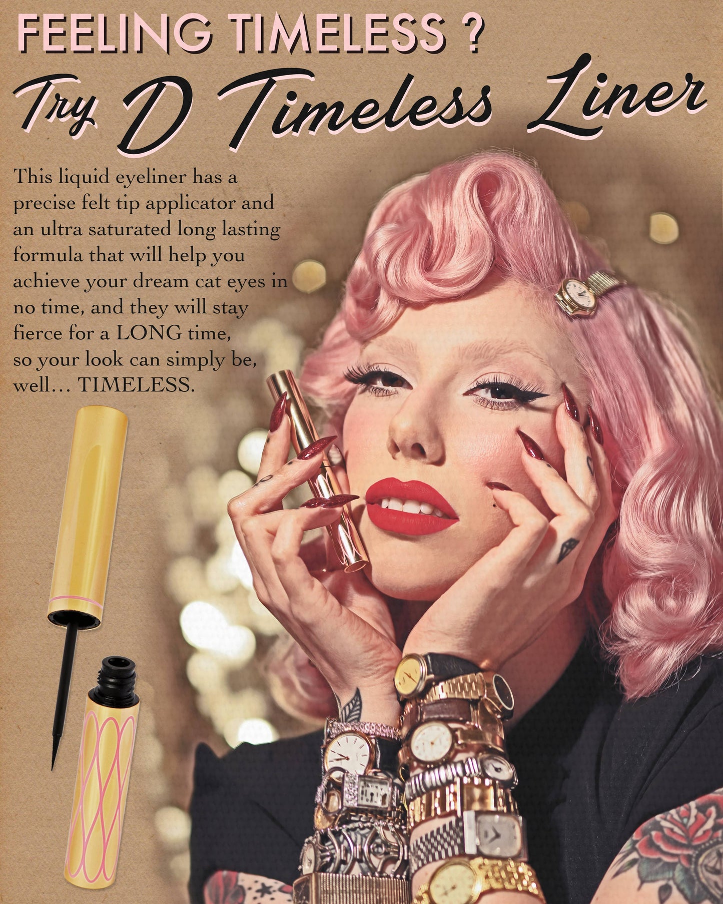 Dafna Timeless Liner - Long Lasting Liquid Eyeliner