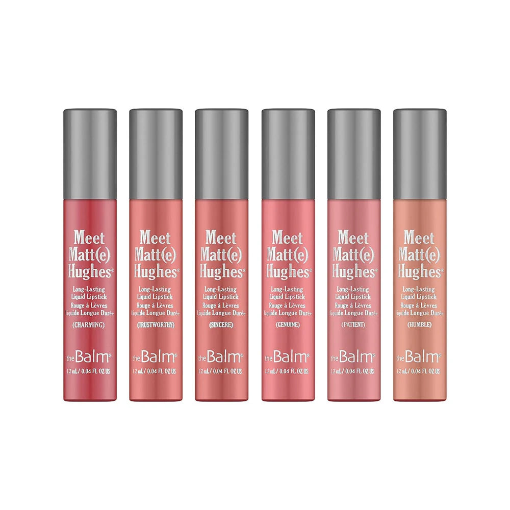 theBalm Meet Matt(e) Hughes Nude Mini Liquid Lipstick 6pc