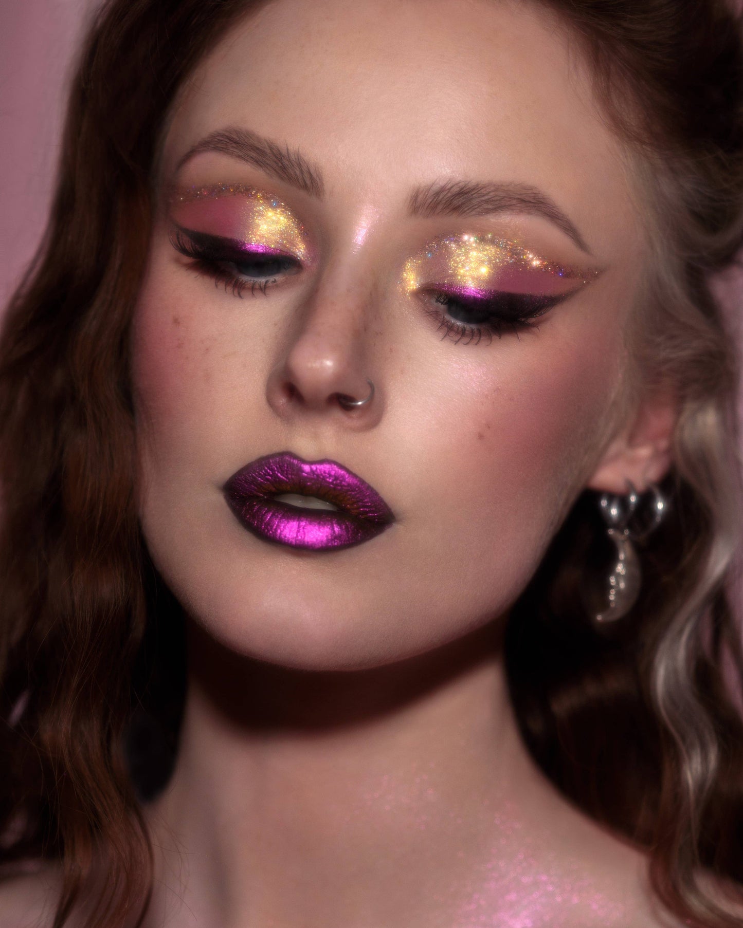 Karla Cosmetics - Golden Rose Holographic Glitter