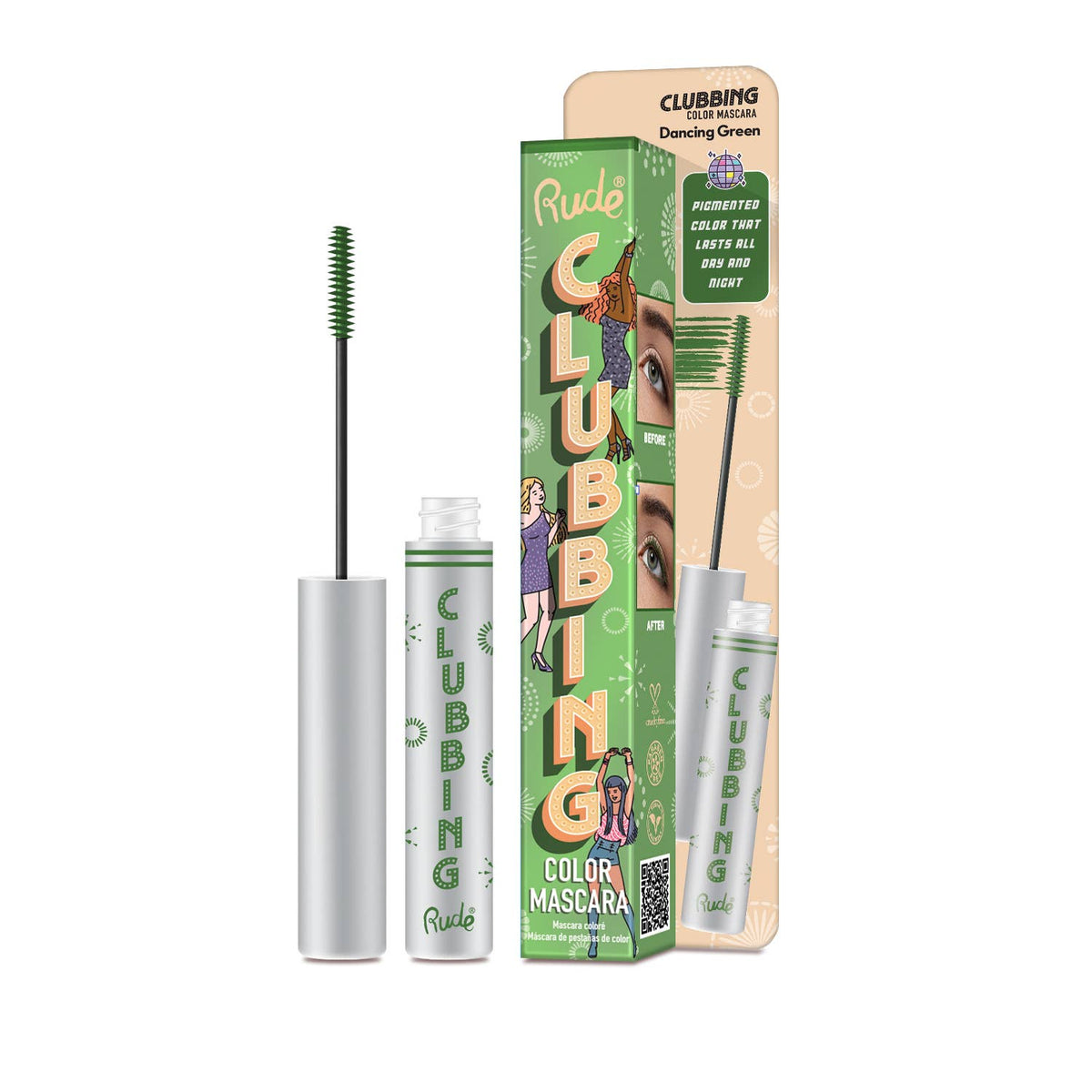 Rude Cosmetics Clubbing Color Mascara