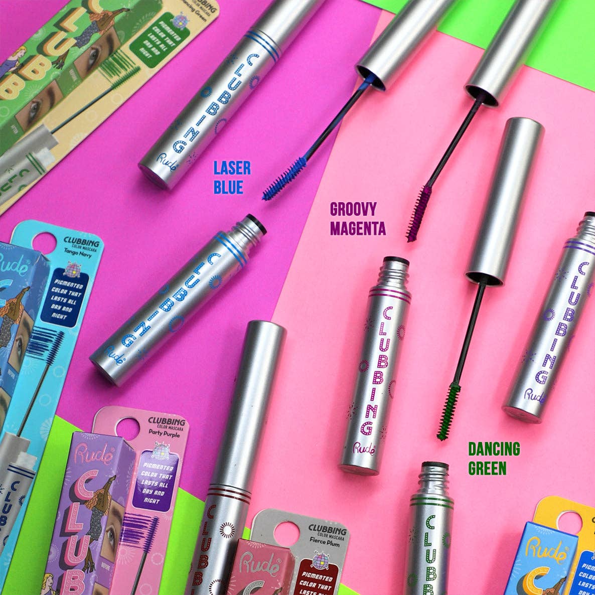 Rude Cosmetics Clubbing Color Mascara