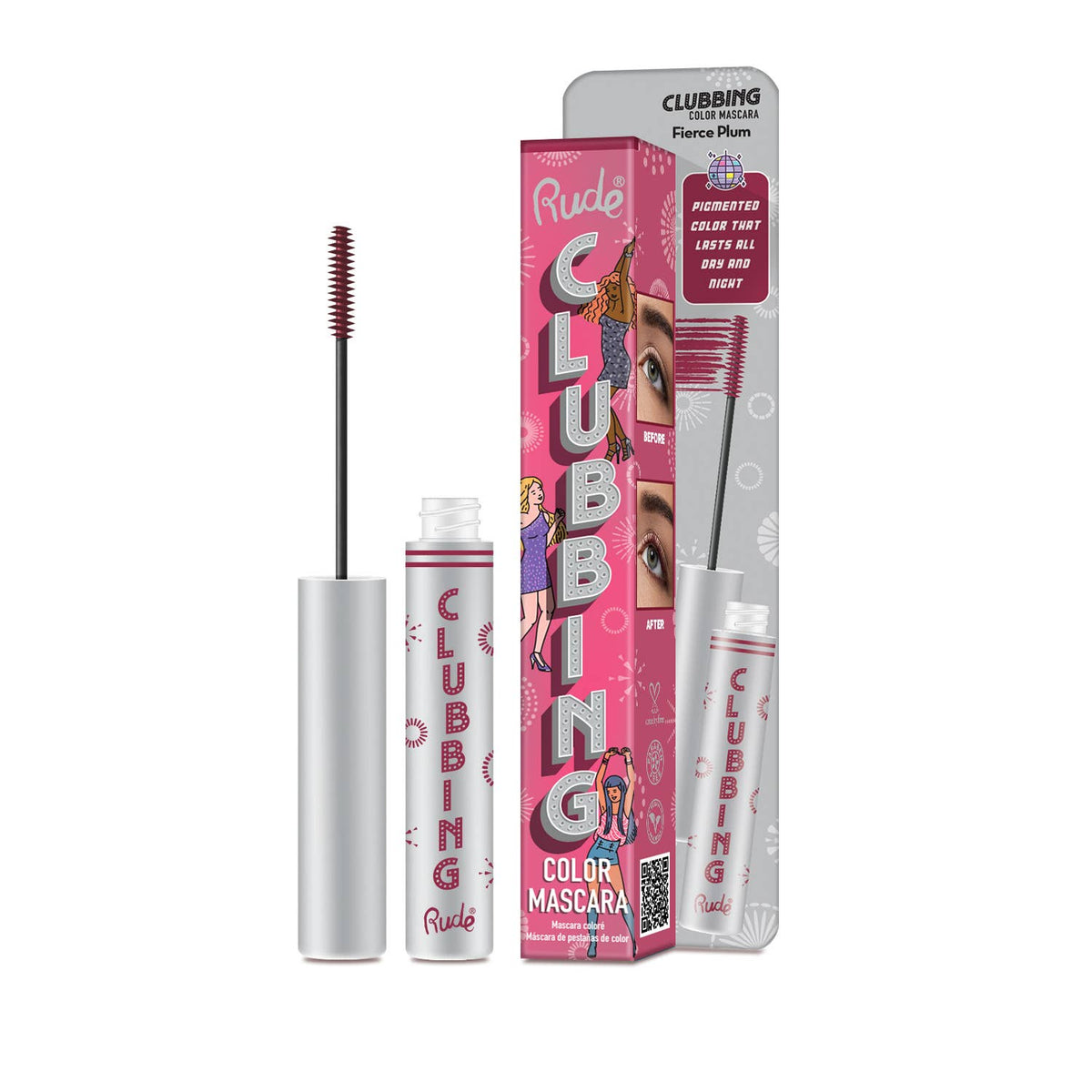 Rude Cosmetics Clubbing Color Mascara