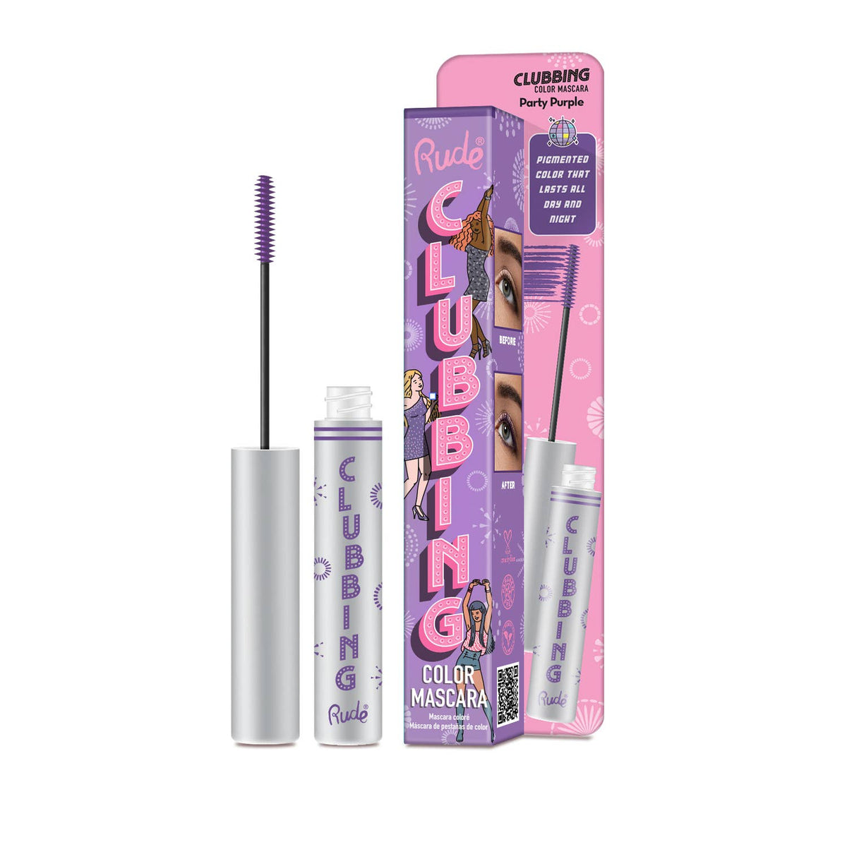 Rude Cosmetics Clubbing Color Mascara