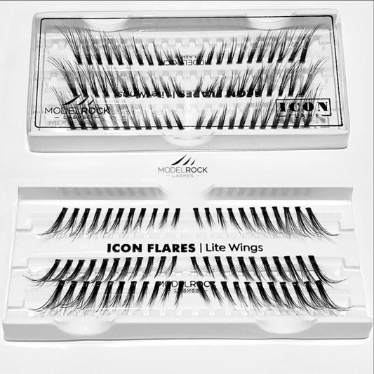 Model Rock Icon Flares Individual Lashes - Lite Wings