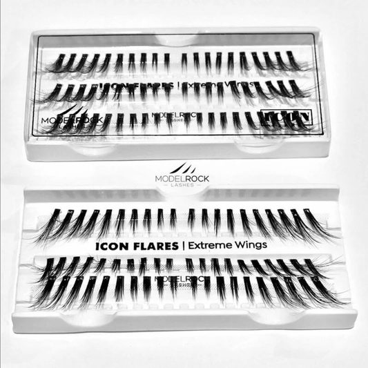 Model Rock Icon Flares Individual Lashes - Extreme Wings