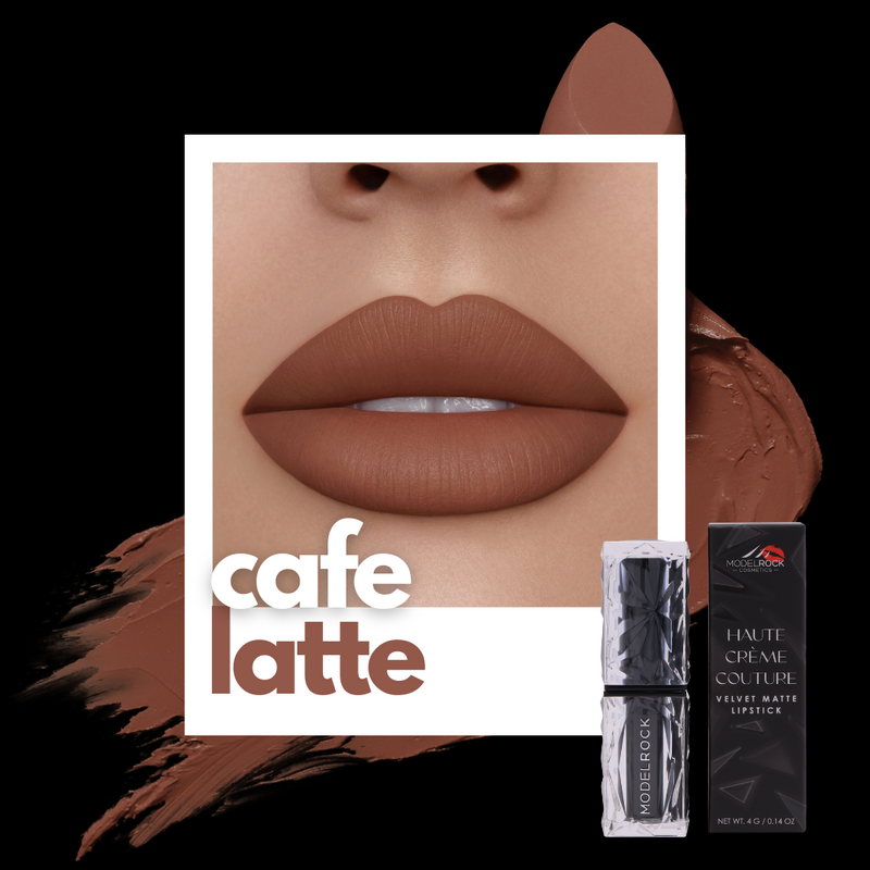 MODELROCK HAUTE CRÈME COUTURE Velvet Matte Lipsticks- 'CAFE LATTE'