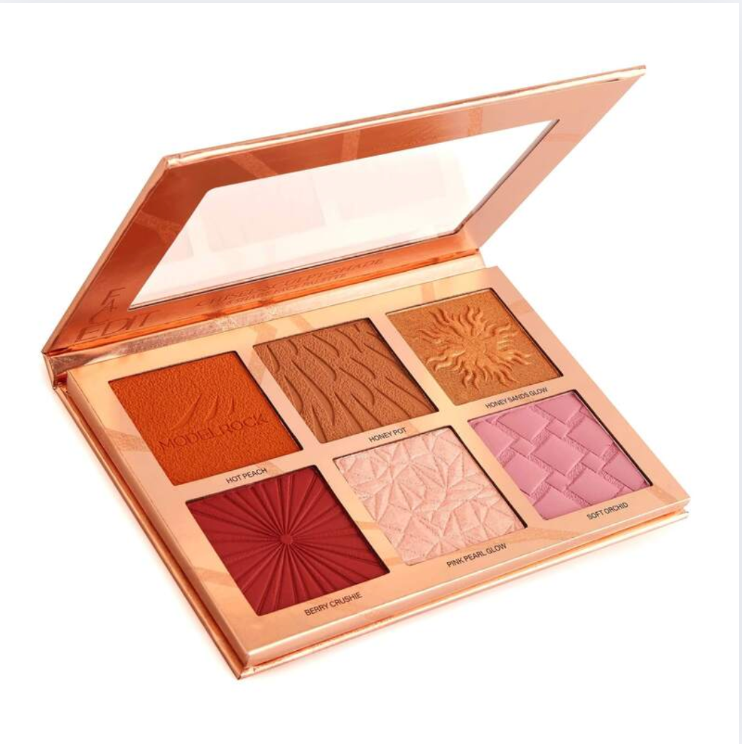 6-Shade Face Palette 'HOT & SNATCHED' | ModelRock Cosmetics