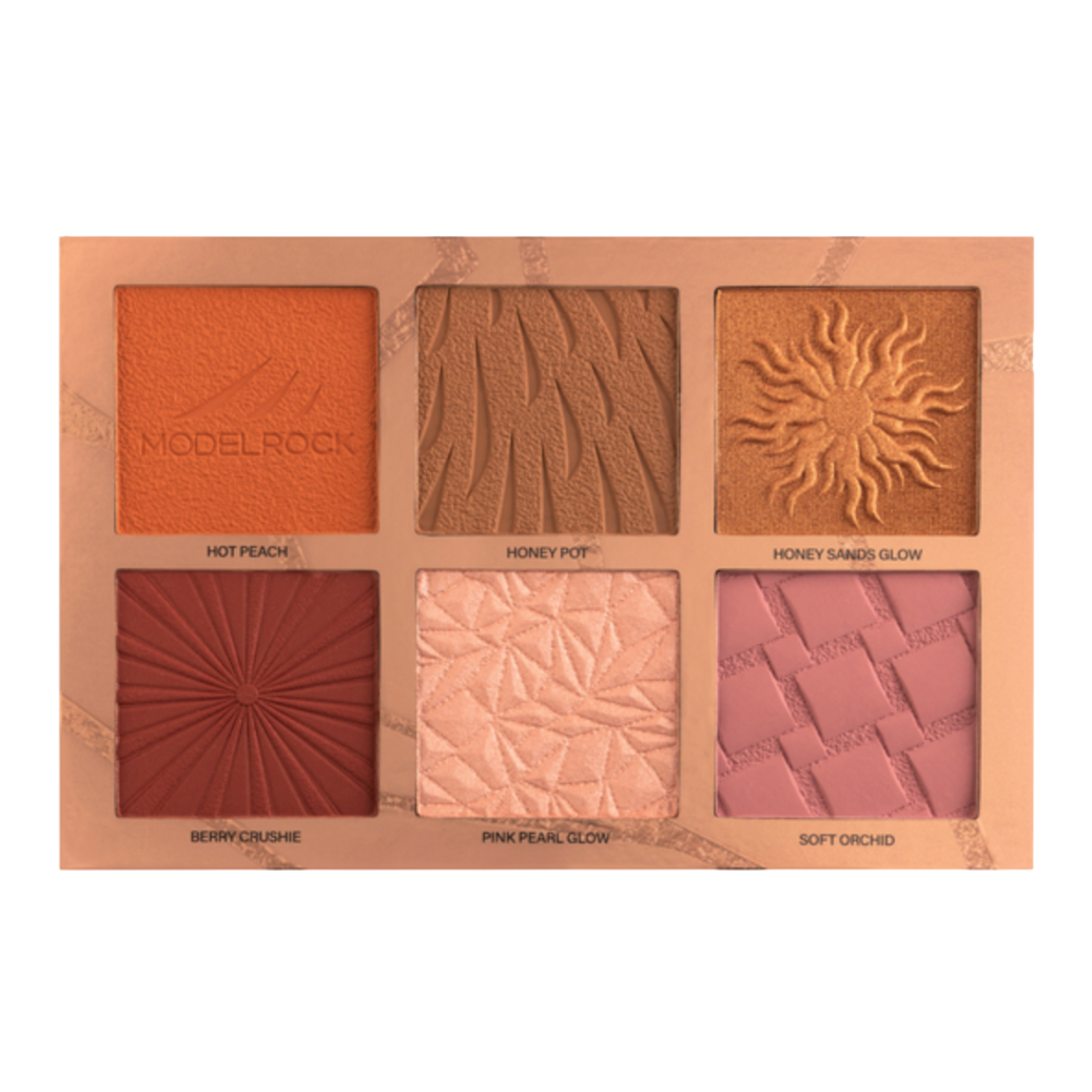6-Shade Face Palette 'HOT & SNATCHED' | ModelRock Cosmetics