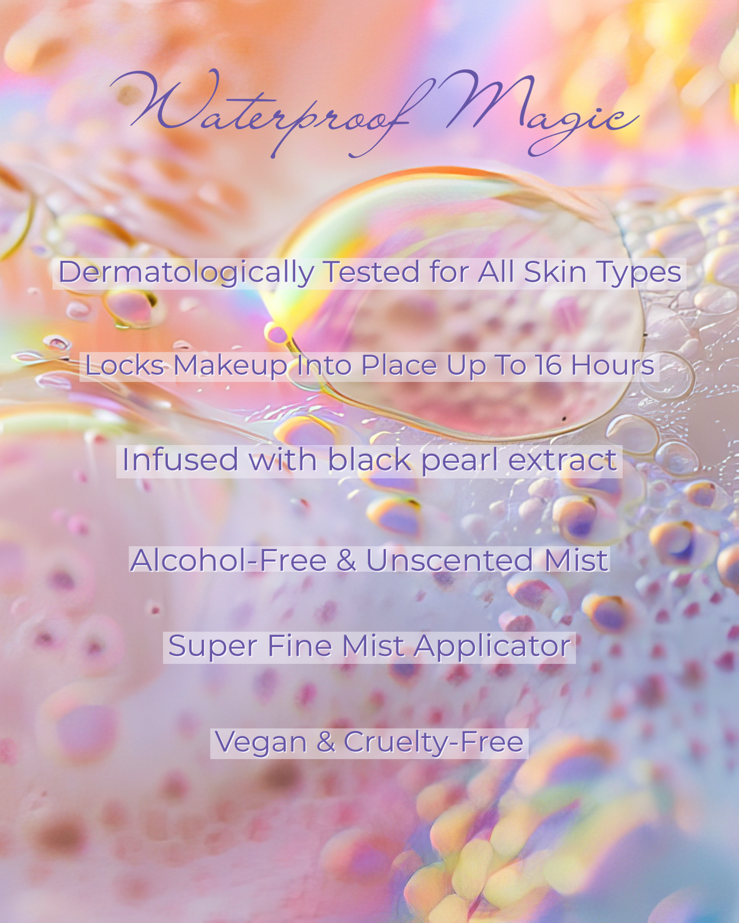 Karla Cosmetics Mist Potion – All-in-One Eyeshadow & Makeup Primer + Setting Mist.