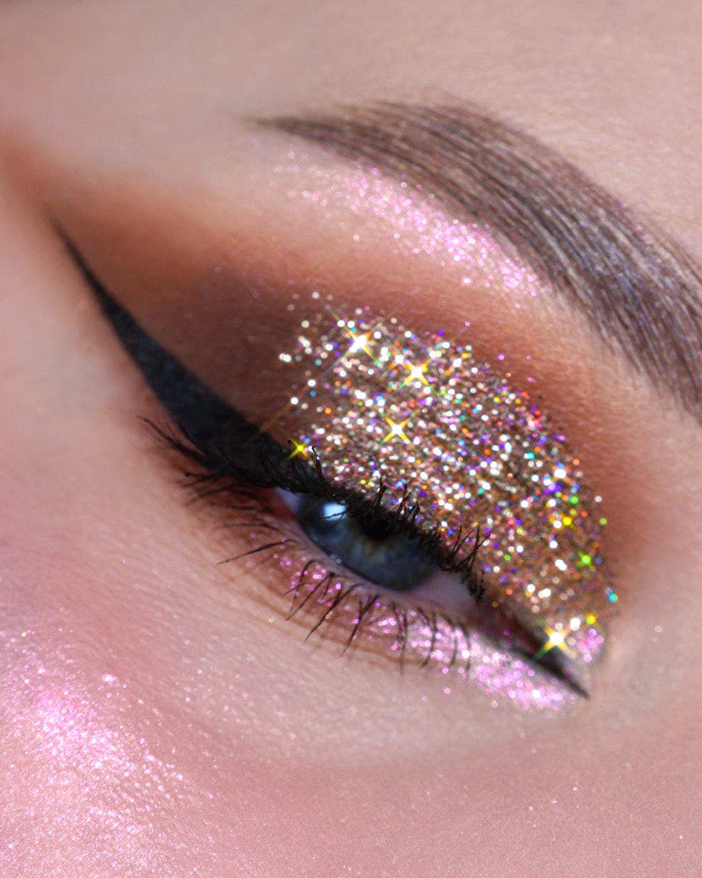 Karla Cosmetics - Golden Rose Holographic Glitter
