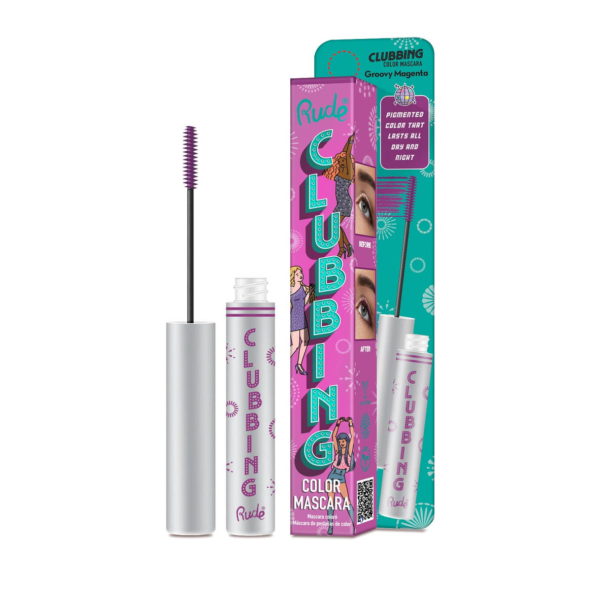Rude Cosmetics Clubbing Color Mascara